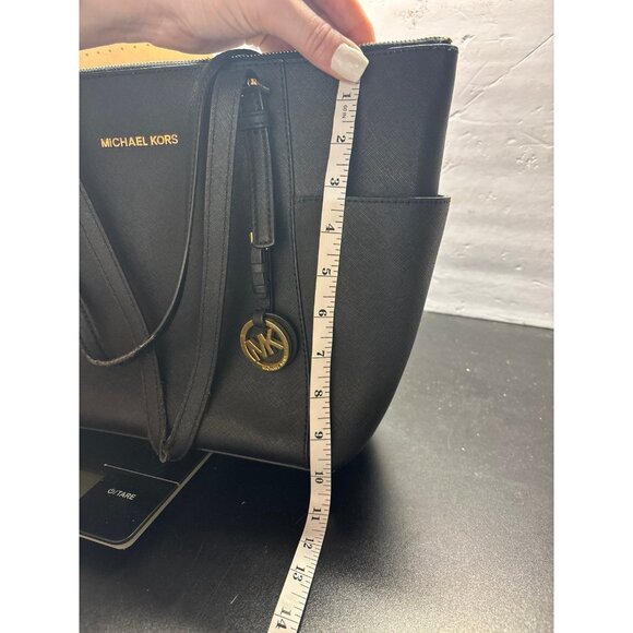 Michael Kors Charlotte tote (10x15) large black‎ tote - Picture 9 of 10